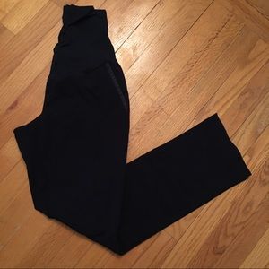 Navy blue maternity dress pants